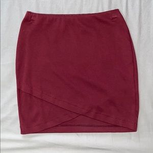 So Maroon Skirt
